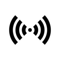 wifi signal icon silhouette vector