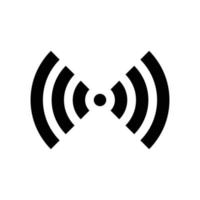 wifi signal icon silhouette vector