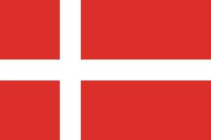 denmark flag design vector