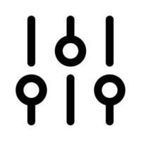 equalizer page filter icon vector