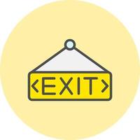 Exit Vector Icon