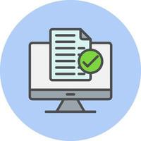 Online Documentation Vector Icon