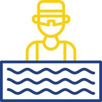 Aquathlon Vector Icon Design