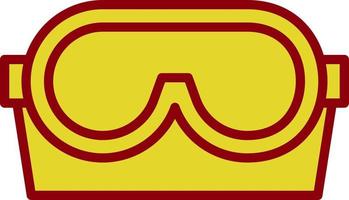 Goggles Vector Icon Design
