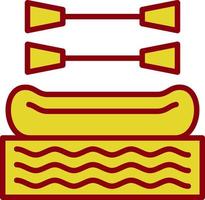 Rafting Vector Icon Design