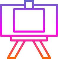 Canvas And Easel Vector Icon Design