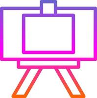 Canvas And Easel Vector Icon Design