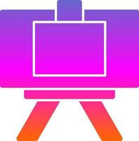 Canvas And Easel Vector Icon Design