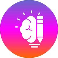 Creative Brain Vector Icon Design