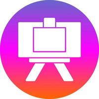 Canvas And Easel Vector Icon Design