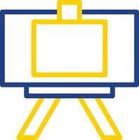 Canvas And Easel Vector Icon Design