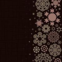 Structure a snowflake on a background. A vector illustration