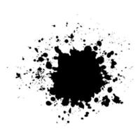 Abstract black blots. A vector illustration
