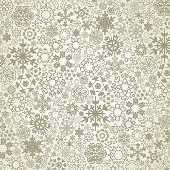 Structure a snowflake on a grey background. A vector illustration