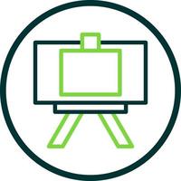 Canvas And Easel Vector Icon Design