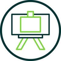 Canvas And Easel Vector Icon Design