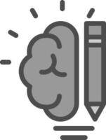 Creative Brain Vector Icon Design