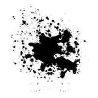 Abstract black blots. A vector illustration