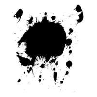 Abstract black blots. A vector illustration