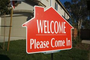 Welcome, Please Come In Sign photo