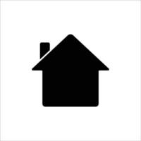 House icon illustration. glyph icon style. suitable for apps, websites, mobile apps. icon related to address. Simple vector design editable
