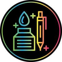 Pen And Ink Vector Icon Design