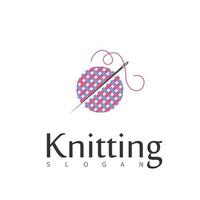 knitting textile workshop collection pattern creative accessories retro vector