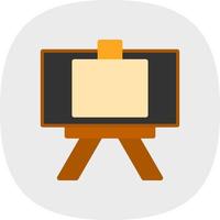 Canvas And Easel Vector Icon Design