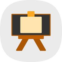 Canvas And Easel Vector Icon Design