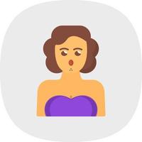 Actress Vector Icon Design