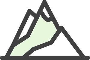 Mountains Vector Icon Design