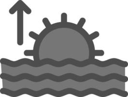 Sunrise Vector Icon Design