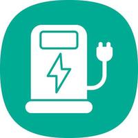 Charging Station Vector Icon Design