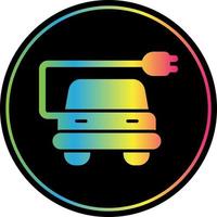 Electric Car Vector Icon Design