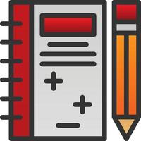 Notebook Vector Icon Design