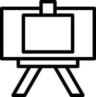 Canvas And Easel Vector Icon Design