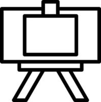 Canvas And Easel Vector Icon Design