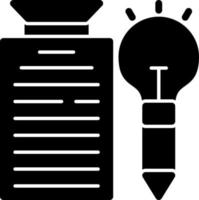 Creative Writing Vector Icon Design