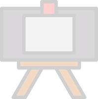 Canvas And Easel Vector Icon Design