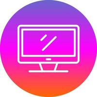 diseño de icono de vector de monitor