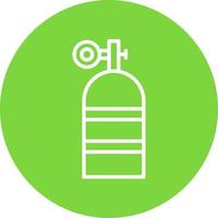 Oxygen Tank Vector Icon Design