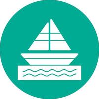 Sailing Vector Icon Design