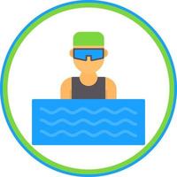 Aquathlon Vector Icon Design