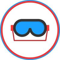 Goggles Vector Icon Design