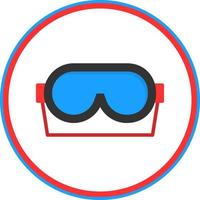 diseño de icono de vector de gafas