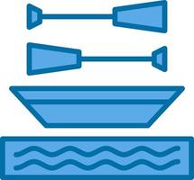 Rowing Vector Icon Design