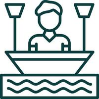 Boating Vector Icon Design