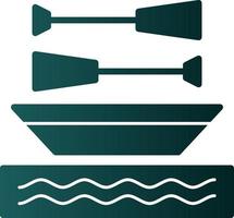 Rowing Vector Icon Design