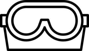 Goggles Vector Icon Design