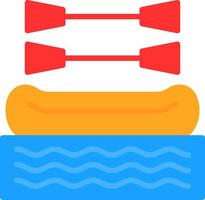 Rafting Vector Icon Design